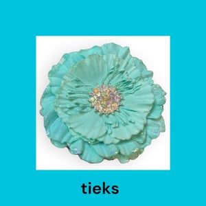 Tieks - One Aqua Flower
